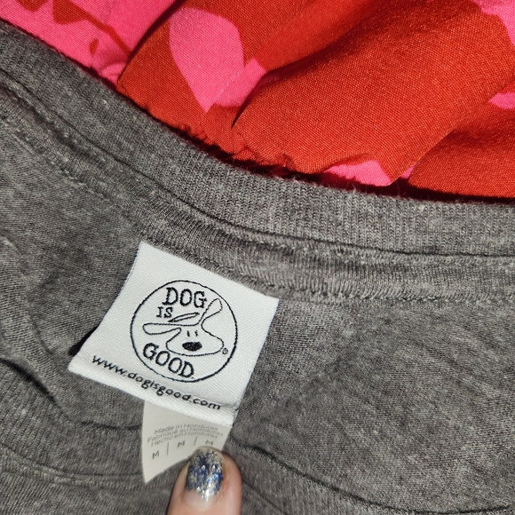 Gray Graphic Tee - No Dog Left Behind - Picture 3 of 4